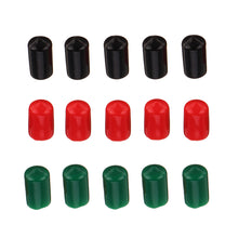 15Pcs Fishbonne XT60 T Connector Protector Plug Red/Green/Black Color Rubber Terminal Insulated Protective Cover Caps Case for Lipo Battery