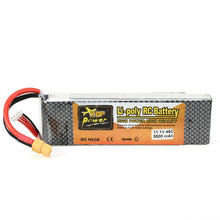 ZOP Power 11.1V 5500mAh 3S 45C Lipo Battery XT60 Plug With Remote Battery Monitor
