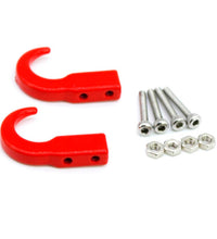 Trailer Hook Chain Tow Buckle Rescue Buckle for 1/10 Axial SCX10 90046 RC4WD D90 CC01 Rc Car Parts