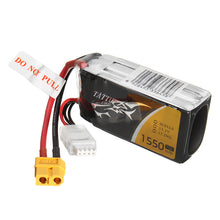 TATTU 11.1V 1550mAh 75C 17.2Wh 3S XT60 Plug Lipo Battery for FPV RC Drone
