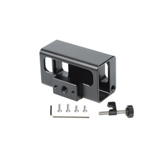 CNC Aluminum Camera Protective Case 1/4 Screw Holefor GoPro 5/6/7 External Audio Microphone Adapter