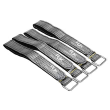 4Pcs RJX 20mm High Strength Alloy Buckle Battery Strap for FPV Racing Drones Electronics 200-400mm