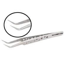 RJX Straight 45° Curved  Stainless Steel Pincer Tweezer Repairing Tool With Cooling Hole  For RC Models