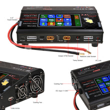 HTRC HT306 DUO 600W*2 30A*2 DC Balance Charger Discharger LCD Touch Screen for Lilon/LiPo/LiFe/LiHV Battery