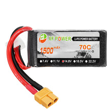 XF Power 14.8V 1500mAh 70C 4S Lipo Battery XT60 Plug