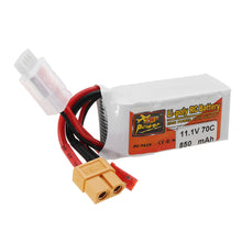 ZOP POWER 11.1V 850mAh 70C 3S Lipo Battery With JST Plug XT60 Plug