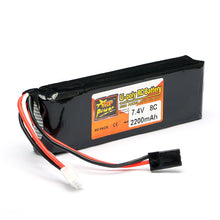 ZOP Power 7.4V 2200mAh 2S 8C Lipo Battery For RC Transmitter 