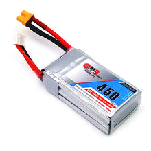 Gaoneng GNB 11.1V 450mAh 80/160C 3S Lipo Battery XT30 Plug For Eachine Lizard95 FPV Racer