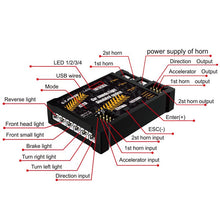 G.T.Power Simulated Sounds System Reality Sound Siren Led Cornering Lamp RC Car Spare Part