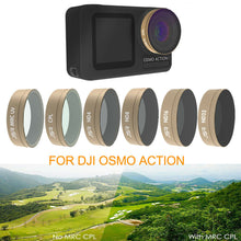Optical Glass Lens Filter UV CPL ND STAR Kit for DJI OSMO ACTION Sports Camera