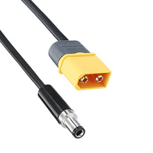 200cm RJX XT60 Male Bullet Connector to Male DC 5.5mm*2.5mm DC5525 Rubber Power Cable for TS100 Electric Soldering Iron