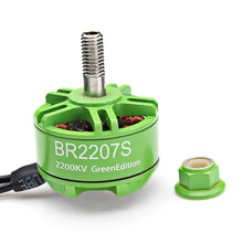 Racerstar 2207 BR2207S Green Edition 1600KV 2200KV 2500KV 3-6S Brushless Motor For RC Drone Frame