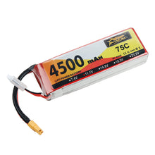 ZOP Power 11.1V 4500mAh 75C 3S Lipo Battery XT60 Plug for RC Drone Car Boat Helicopter Airplane