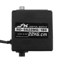 JX RD-5622MG-180 22KG Digital Metal Double Axis Steering Gear 180° Servo For RC Robot