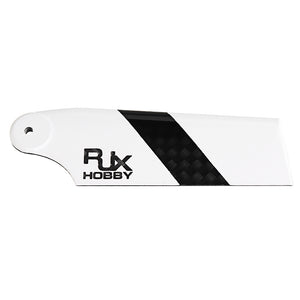 1Pair RJX Carbon Fiber 62mm Tail Blade For 450 RC Helicopter