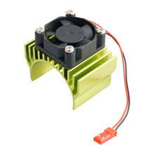RC Car Motor Radiator With Cooling Fan For 1/10 HSP RC Car 540 550 3650 Motor
