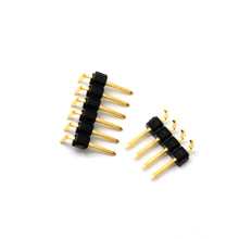 10Pcs Lantianrc 2.54mm Gold-plated 3U Reverse Curved Single Row Male Pin Header for RC Drone