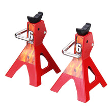 6 TON 2Pcs Alloy 1/10 Scale Jack Stands for Axial SCX10 TAMIYA CC01 RC Trucks Set Car Parts