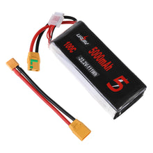 URUAV 22.2V 5000mAh 100C 6S Lipo Battery XT90 Plug with XT90 to XT60 Adapter Cable for RC Drone 