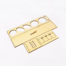 VT04 DIY Self-assemble Balsa Wood RC Model Tool Case Glue Pliers Stand Screwdriver Storage Box