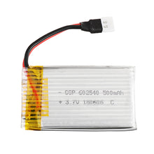 JJRC S4 FPV 3.7v 500mAh 25C 1S White Plug Li-ion Battery for RC Boat Spare Parts