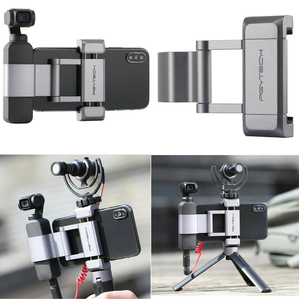PGYTECH Osmo Pocket Phone Holder Bracket 1/4 Inch Mount Adapter Accessories For DJI Gimbal Mobile Smartphone 