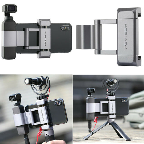 PGYTECH Osmo Pocket Phone Holder Bracket 1/4 Inch Mount Adapter Accessories For DJI Gimbal Mobile Smartphone 