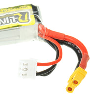 TATTU R-LINE V1.0 7.4V 550mAh 95C 2S Lipo Battery XT30U-F Plug For RC Drone