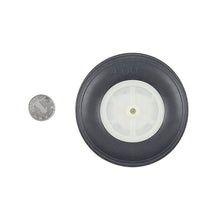 2 Pieces 101mm Diameter PU Simulation Wheel Wheels For RC Airplane 