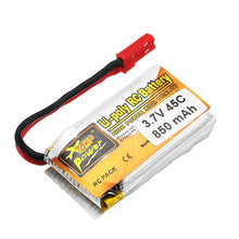 ZOP Power 3.7V 850mAh 1S 45C Lipo Battery JST Plug