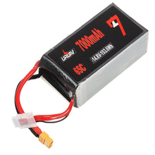 URUAV 14.8V 7000mAh 65C 4S Lipo Battery XT60 Plug for RC Drone