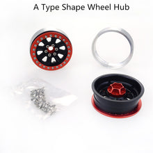 2PCS ZD Racing 2.2 inch Alloy Wheel Rim Hub Aluminum Beadlock for 1/10 RC Car Crawler Axial SCX10