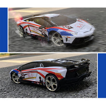 JHL 1/16 2.4G 4WD Drift Rc Car Titanium Alloy Shell with LED Light Racing Toys