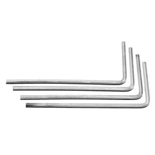 4Pcs 4mm Metal Silver Hex Key Hex Wrench for M5 M6 Hex Screw