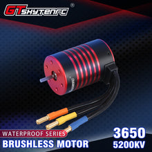 GTSKYTENRC 3650 3600/5200KV Brushless Waterproof Motor for 1/8 1/10 RC Car Truck Parts
