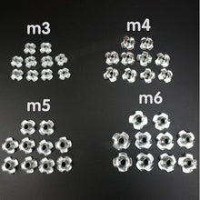 M3 M4 M5 M6 Optional 4 Claw Nut Anti-clawed Nut 10Pcs For RC Airplane