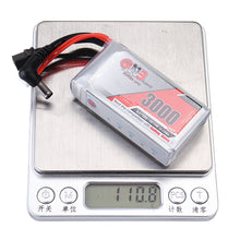 Gaoneng GNB 7.4V 3000mAh 5C 2S DC5.5/XT60U-F Plug Lipo Battery for FAT SHARK FPV Goggles