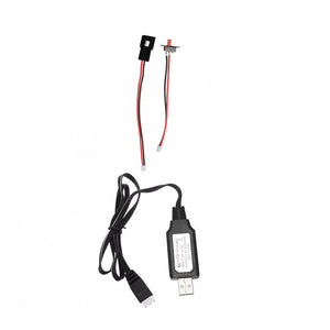 1PC RBRC 2.4G 4CH Transmitter Circuit Board USB Charging Cable Wire for SG 1203 RC Tank