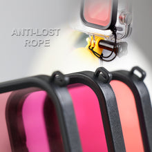RUIGPRO Diving Lens Filter Red / Pink / Purple For GoPro Hero 8 FPV Action Camera