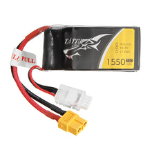 TATTU 11.1V 1550mAh 75C 17.2Wh 3S XT60 Plug Lipo Battery for FPV RC Drone