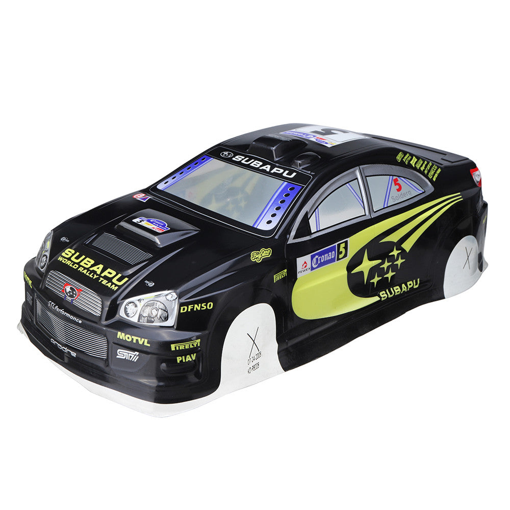 1/10 Rc On-Road Drift Car Body PVC Shell with Rear Wing for Subaru Impreza Turbo Parts 