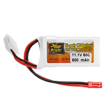 ZOP Power 11.1V 600mAh 60C 3S Lipo Battery JST Plug
