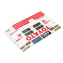 HG P407 1/10 RC Car Model Spare Parts DIY Stickers Decals Sheet for TOYATO Body Accessory