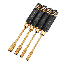 YZ-028 4pcs 4.0/5.5/7.0/8.0mm Hexagonal Titanium Screwdriver Tool Set For RC Model