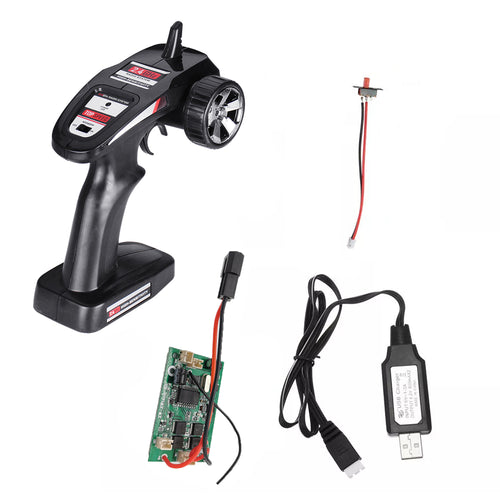 1PC RBRC 2.4G 4CH Transmitter Circuit Board USB Charging Cable Wire for SG 1203 RC Tank