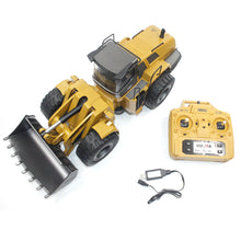 HuiNa Toys 583 6 Channel 1/18 RC Metal Bulldozer Charging RC Car Metal Edition