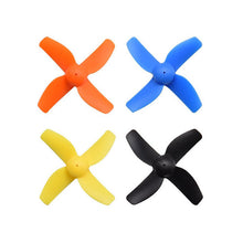 4 Pairs HB31 31mm 4-blade Propeller 1.0mm Mounting Hole for RC Drone 0603 Brushless Motor