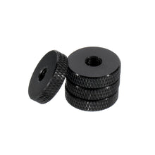 10Pcs M6 Manual Knurled Thumb Aluminum Alloy Screw Nut Spacer Flat Washer