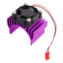 RC Car Motor Radiator With Cooling Fan For 1/10 HSP RC Car 540 550 3650 Motor