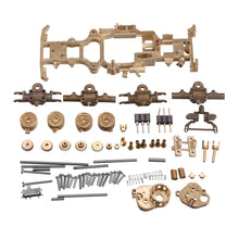 DasMikro Das87 DS87E06 4WD Unimog Truck Metal Chassis DIY Kit RC Car Parts 